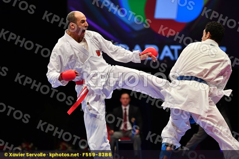Egypt Elmasry Ahmed Male kumite -84 kg Morocco Oufkir Iliass