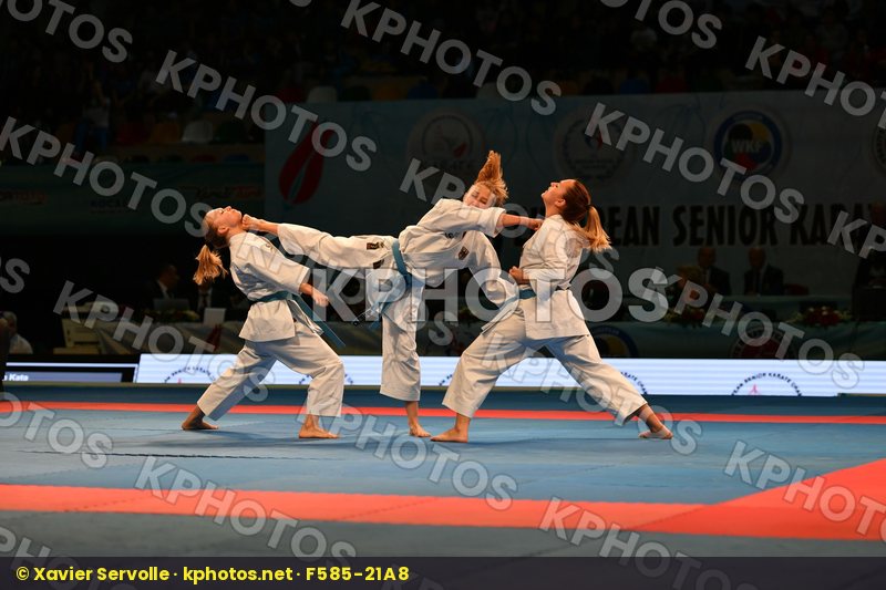 Female team kata Gankaku Germany Germany Germany