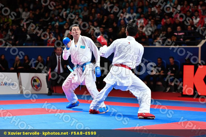 Kazakhstan Madera Andres Male kumite -67 kg Sagandykov Rinat Ven
