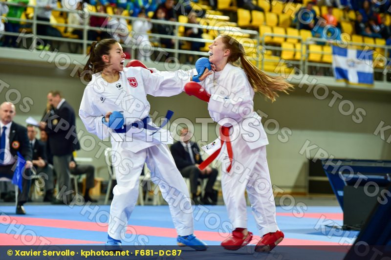 -53 Kg Female Junior Kumite Lazareva Elizaveta Russian Federatio