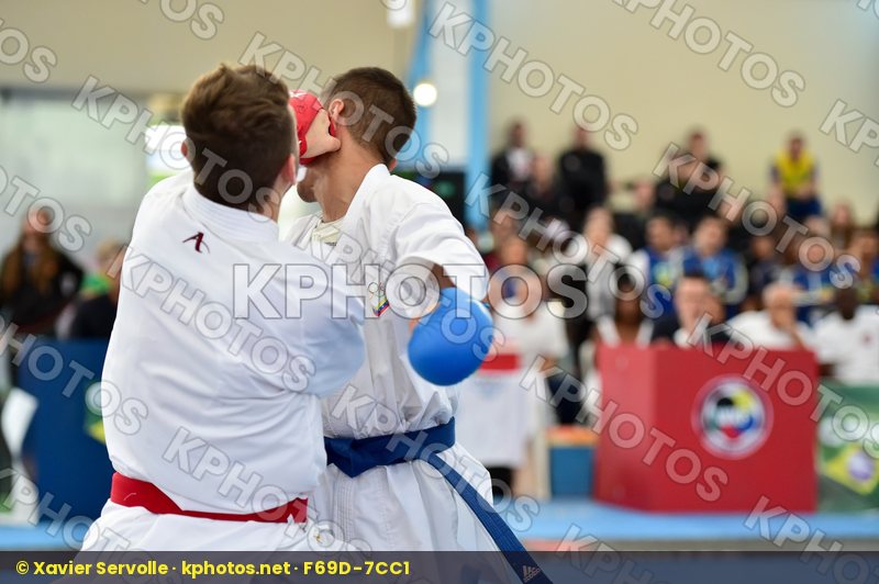 Brasil final kumite Male team Venezuela