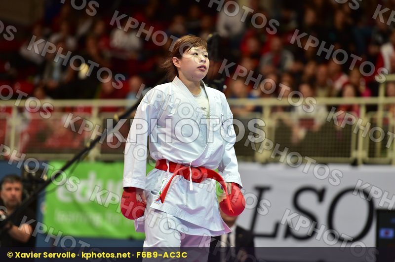 female kumite 68+ kg finland Hirota Japan kuusisto helena uekusa