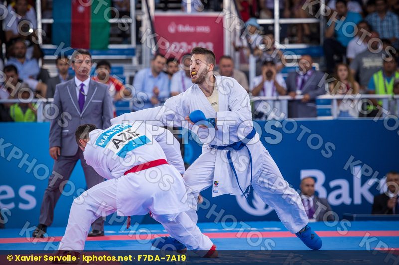 -84 kg Azerbaijan finals Greece kumite Mamayev Aykhan Tzanos Geo