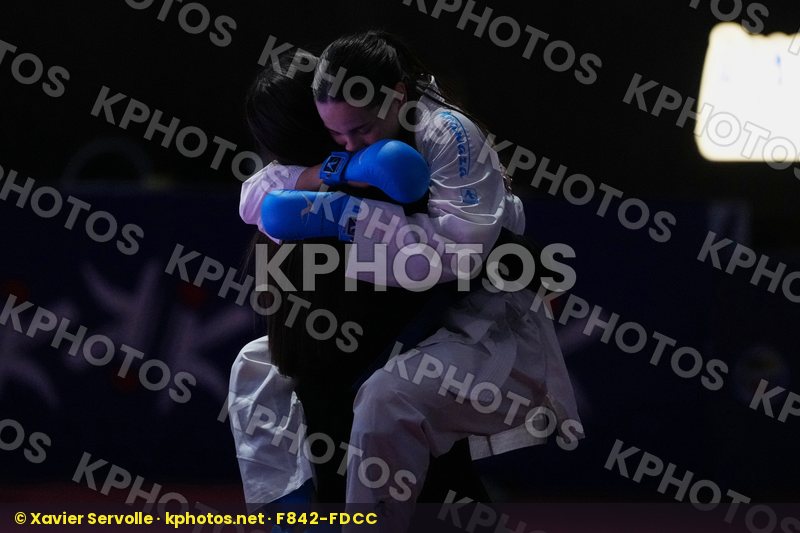 PERFETTO ERMINIA (ITALY) vs SGARDELLI EMA (CROATIA) in Female Kumite -50 Kg - Final Bout