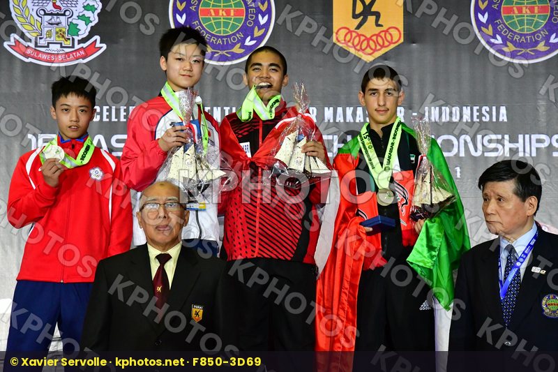 Abdelrahman Abdalla Aqeel Cadet Kata Male Chiang Ming-Sheng Chin