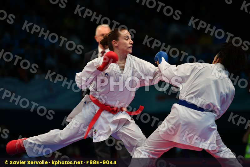 Female kumite -61 kg France Ignace Lucie Prekovic Jovana Serbia
