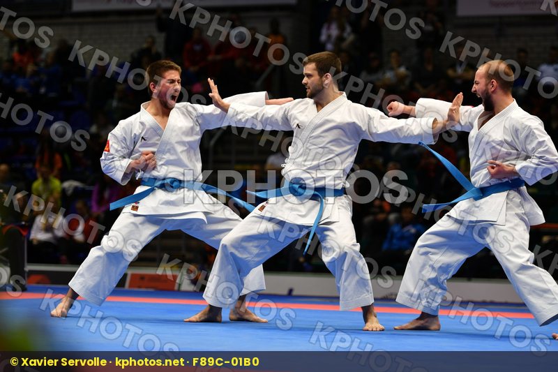 Male Team Kata Serbia Unsu