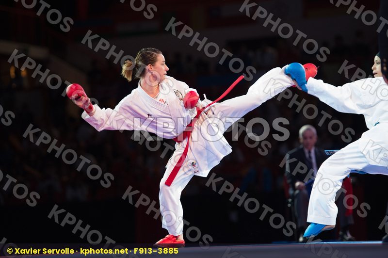 -50 Kg Austria Dubai Female final kumite Plank Bettina Radwan Ra