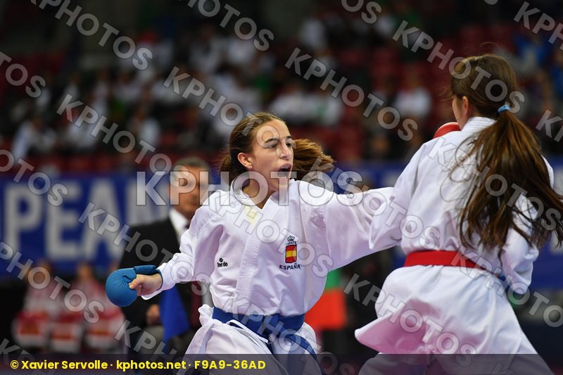 Cadet kumite female -47 kg, Garcia moya Nidia, Hurenko Polina, M