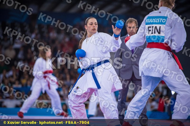 +68 kg Bulgaria day2 Finland Ganeva Borislava kumite Kuusisto He