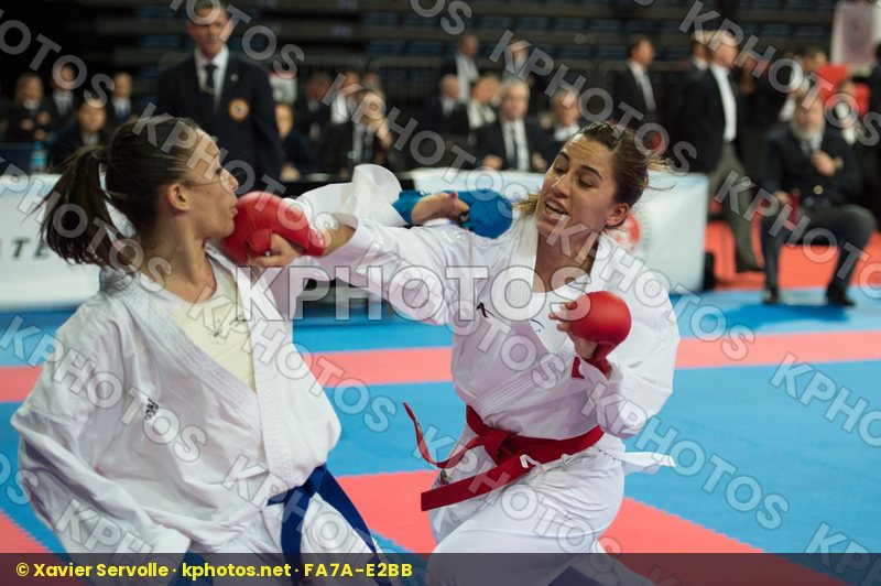 +68 kg Ait Ibrahim Nadege female France Hocaoglu Meltem kumite t