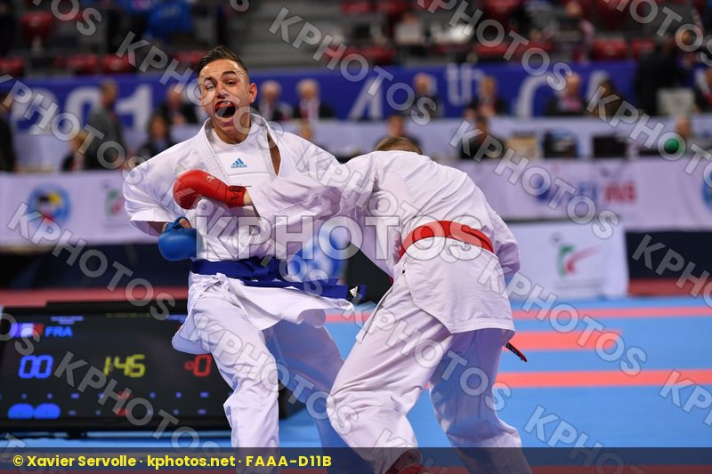 Dacosta Steven France Ryaboshapko Kyrylo U21 kumite male -67 kg