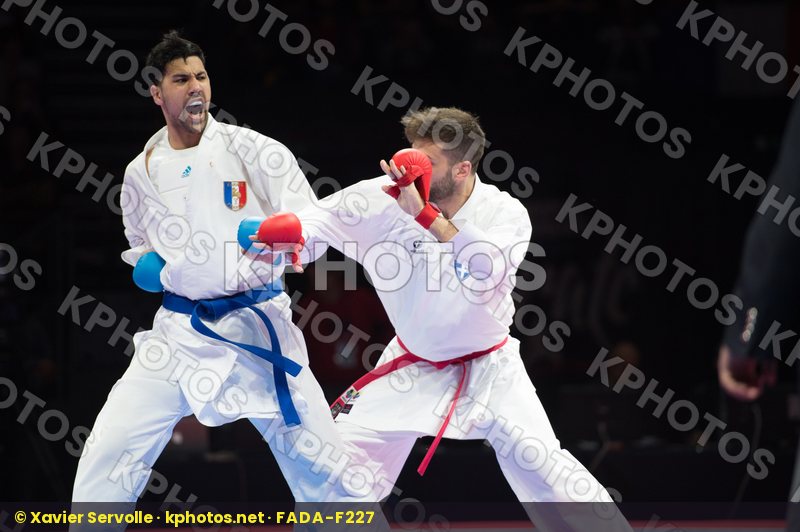 84+ Kg Bendiab Salim france Greece kumite Male margaritopoulos s