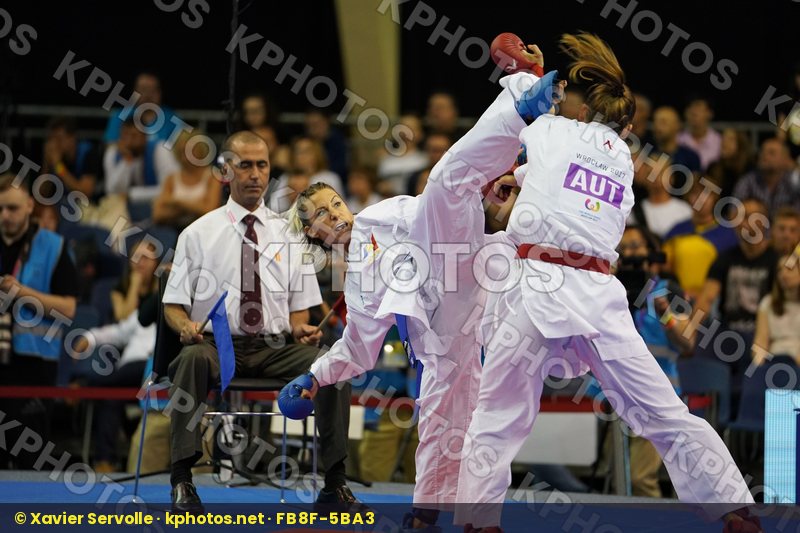 Austria Female Kumite -50kg France Plank Bettina Recchia Alexandra