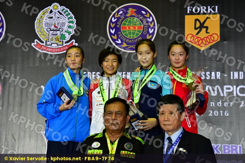 Cadet Kumite Female -54 Kg China Duisenbay Amangul Fujita Ruri J