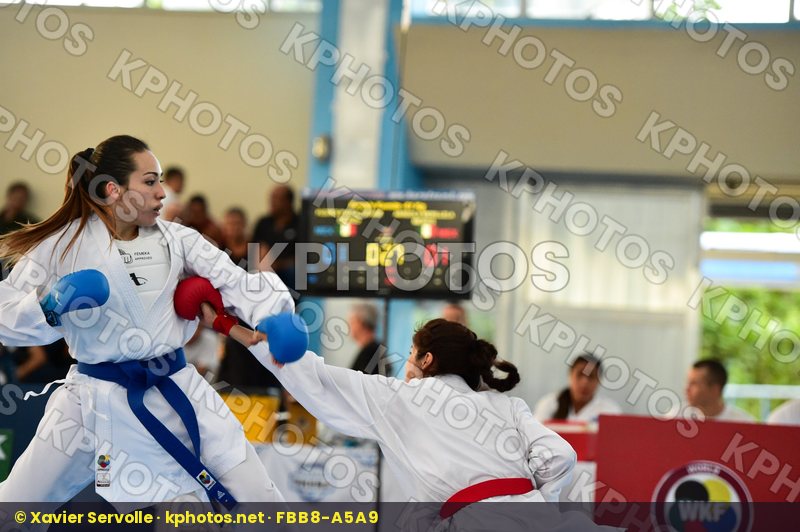-61 Kg Arreola Merillela Female final Flores Paula Ivonne kumite