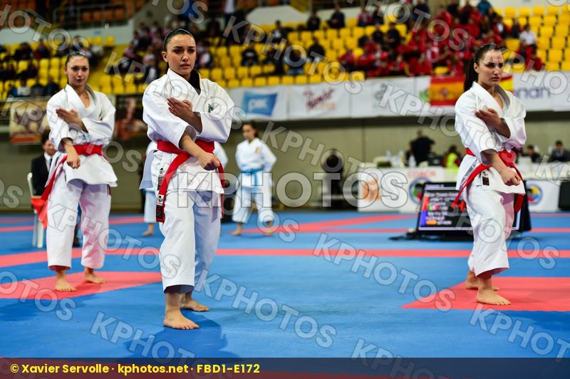 Cadets et Juniors Female Italy Kata Shureido team