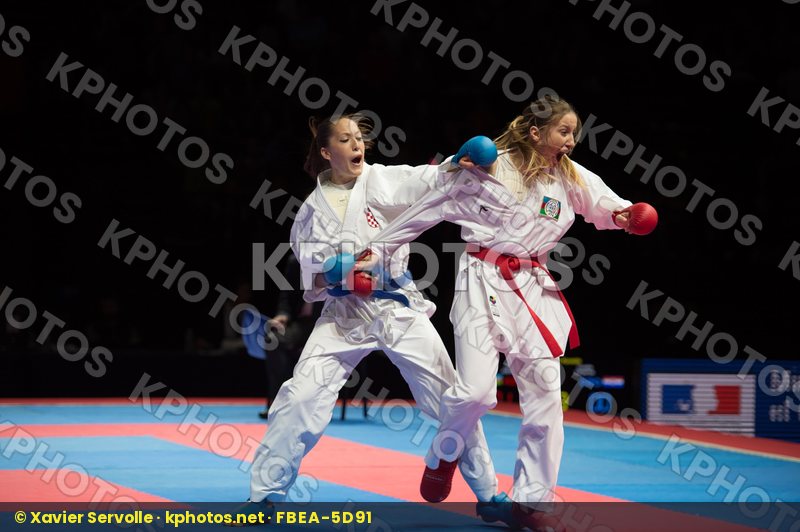 Azerbaijan Croatia Female final kumite team