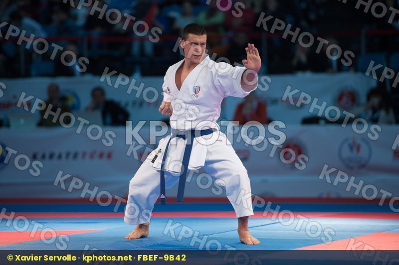 bronze match Busato Mattia Italy kata