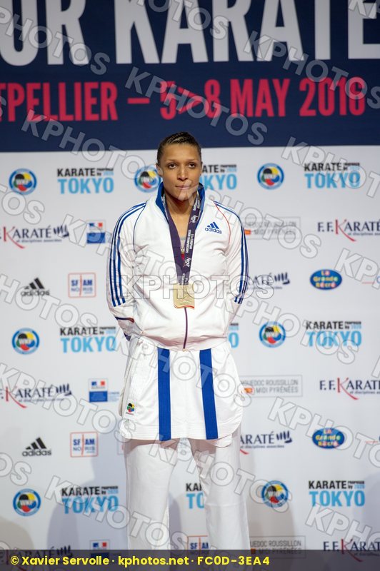 68+ Kg Female Florentin Anne Laure france kumite podium