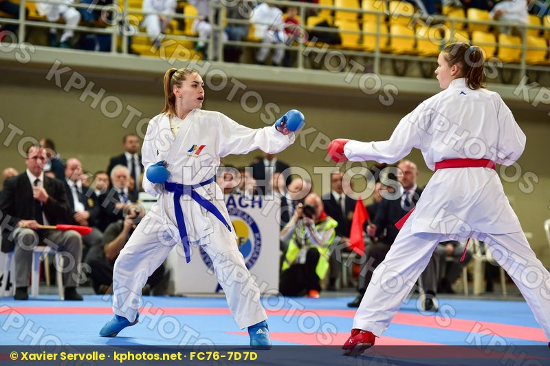 +59 Kg Avazeri Lea Female France Junior Kumite Radicevic Marina