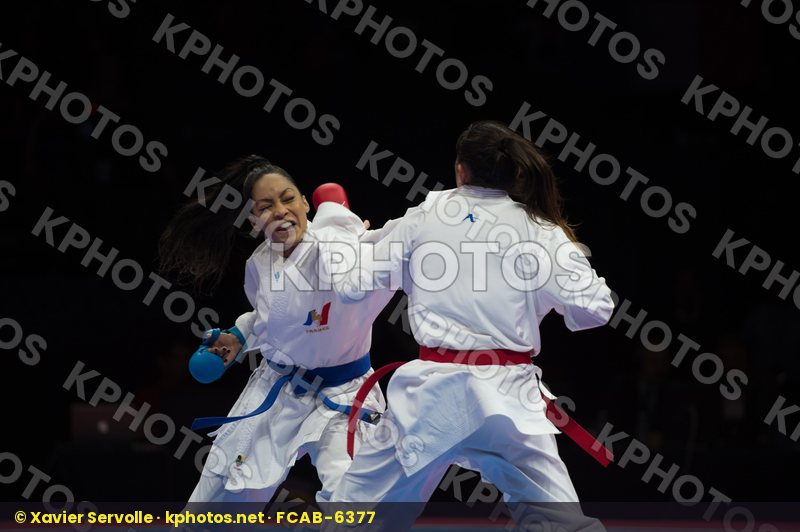 -61 Kg Coban Merve Female final france Ignace Lucie kumite Turke
