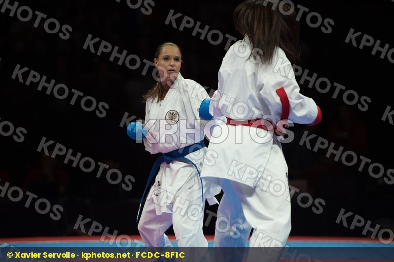Austria Buchinger Alisa Female Kumite -68 Kg final Quirici Elena