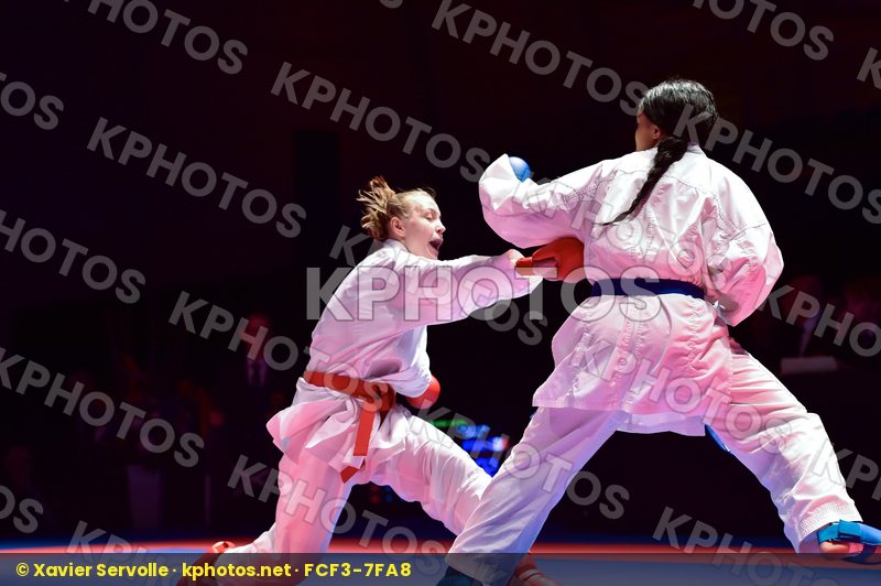 -61 kg final France Gataullina Nailya Ignace Lucie kumite Russia
