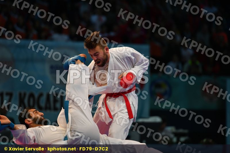 Aktas Ugur Fyr of macedonia Jakupi Berat Male kumite -84 kg Turk