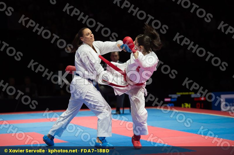 Austria Buchinger Alisa Female Kumite -68 Kg final Quirici Elena