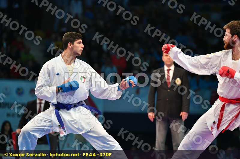 Erkan Enes Italy Male kumite 84+ kg Marino Simone Turkey