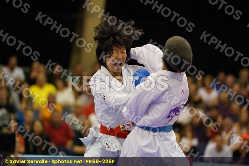 Algeria Besbes Lydia Female Kumite -50kg Japan Miyahara Miho