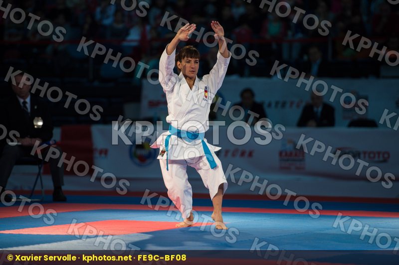 female finals kata kumite Sanchez Jaime Sandra Spain