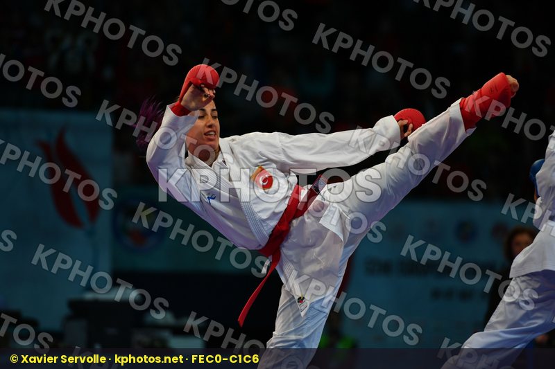 Female kumite 68+ kg Florentin Anne laure France Hocaoglu Meltem
