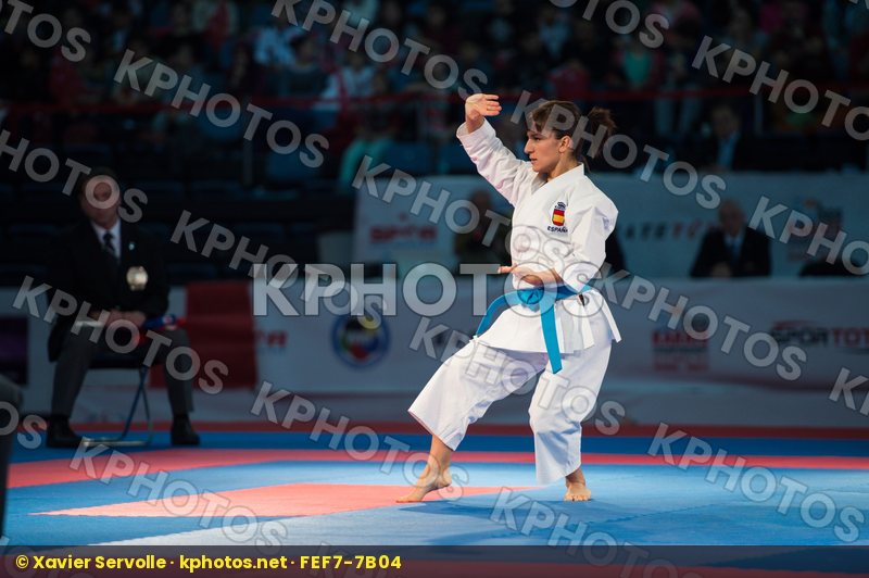 female finals kata kumite Sanchez Jaime Sandra Spain