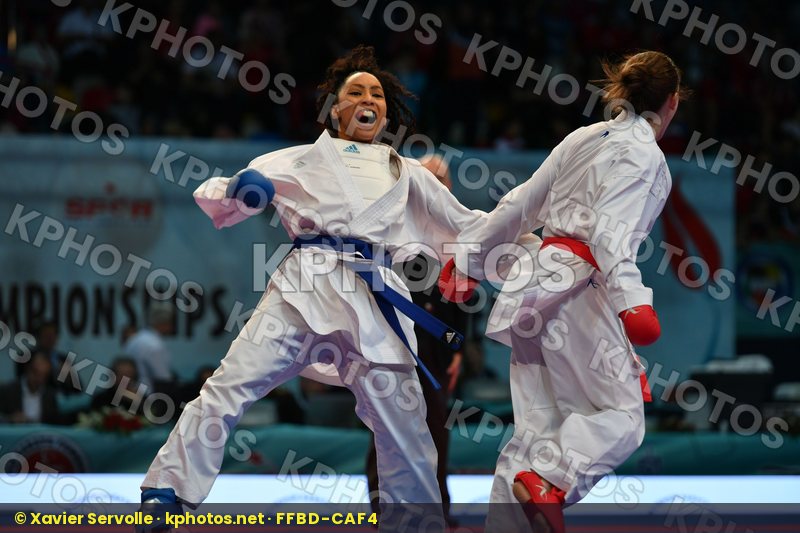 Female kumite -61 kg France Ignace Lucie Prekovic Jovana Serbia